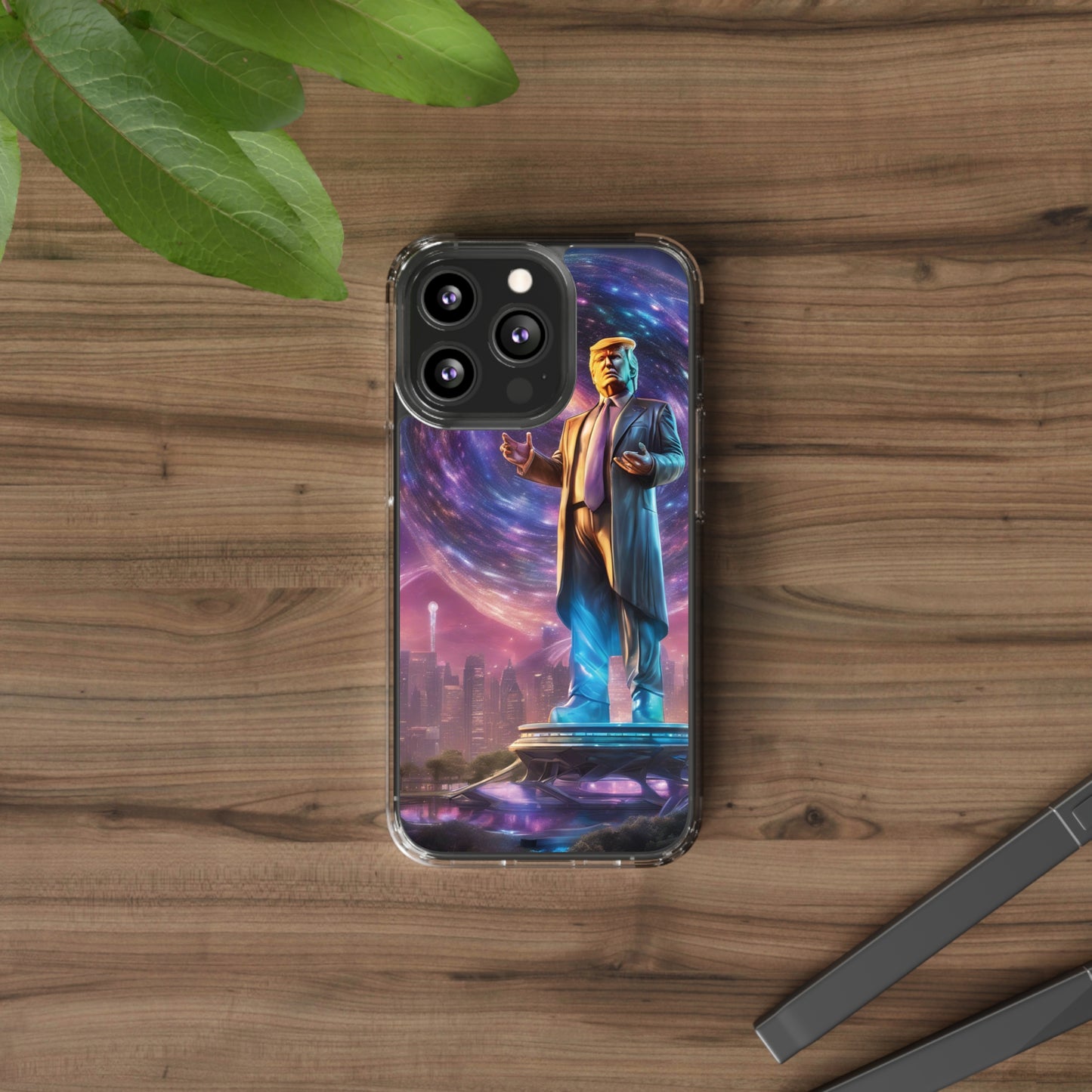 Cool alien style Donald Trump phone case