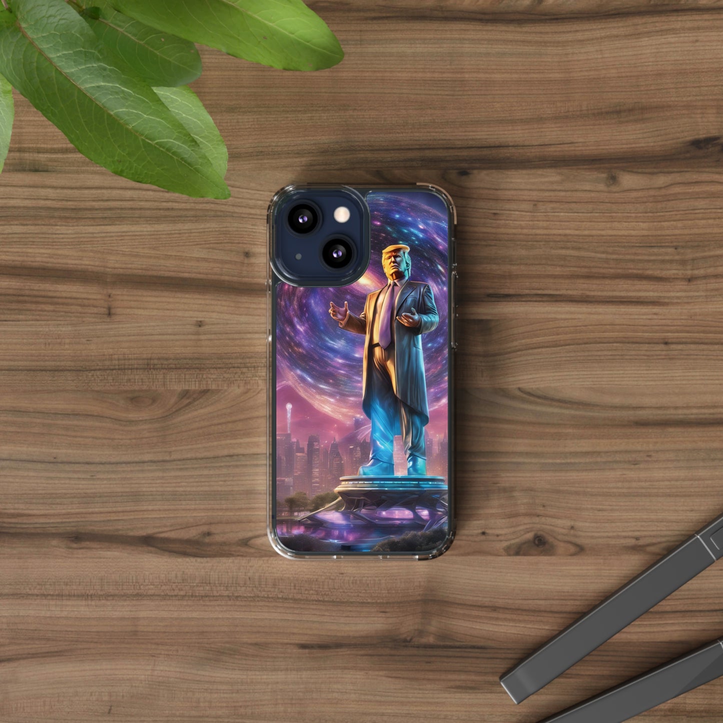 Cool alien style Donald Trump phone case