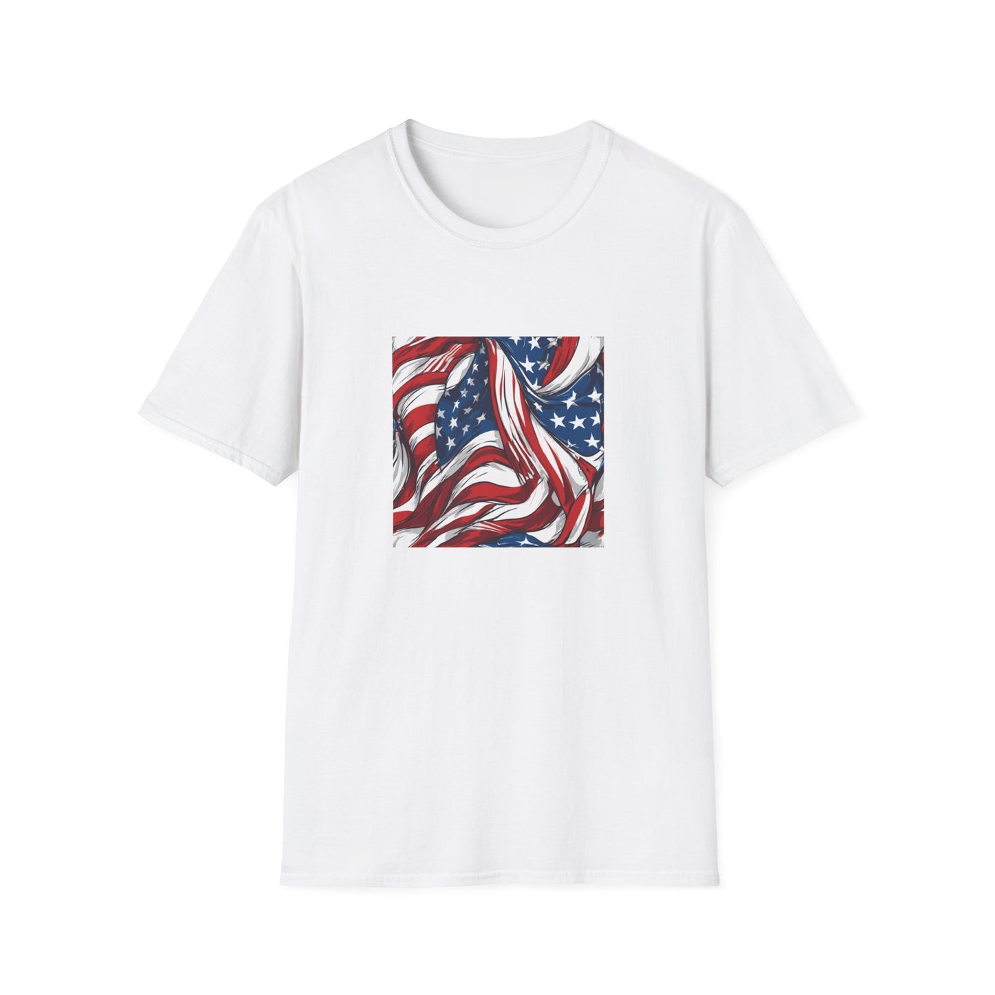 Cool alien American flag T-Shirt