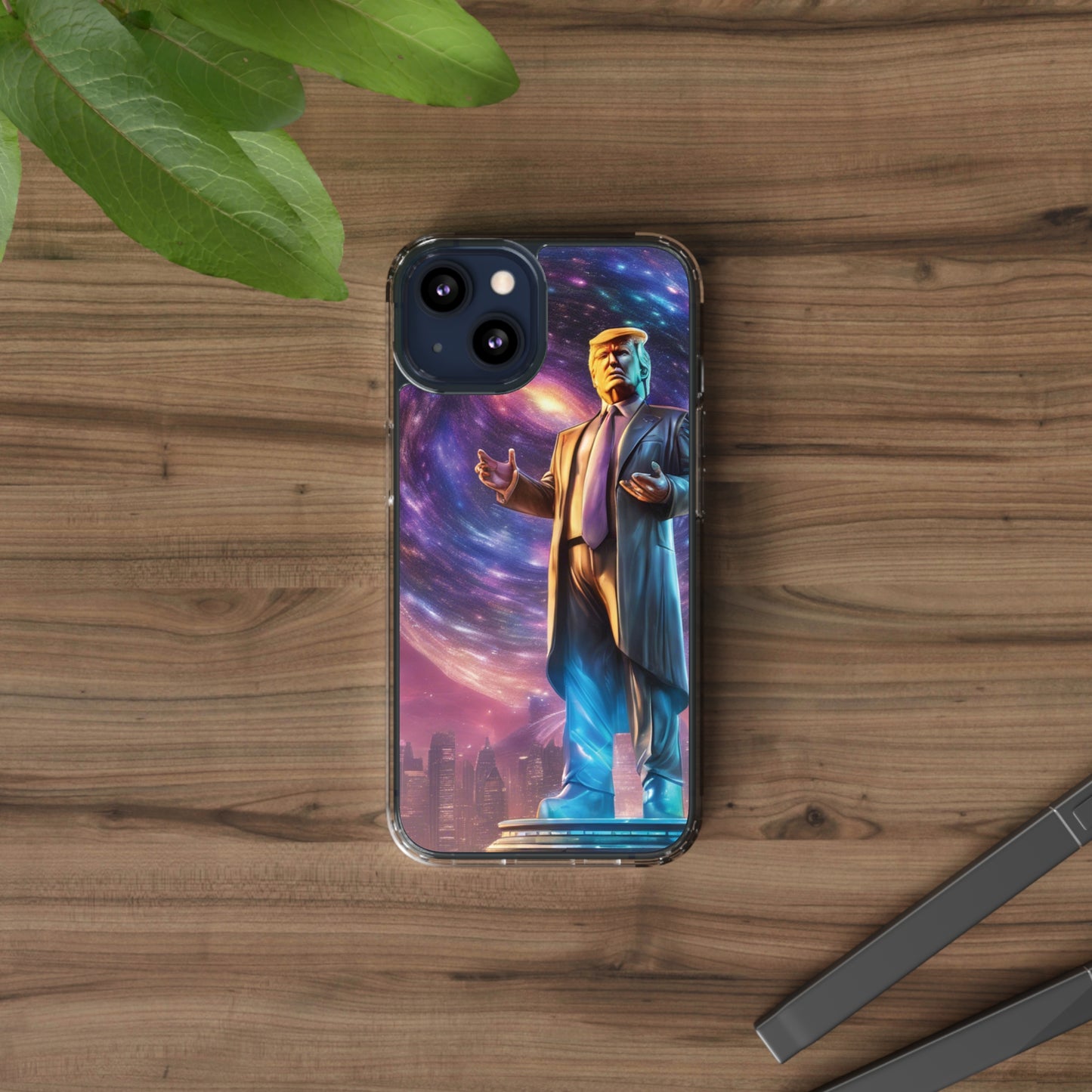 Cool alien style Donald Trump phone case