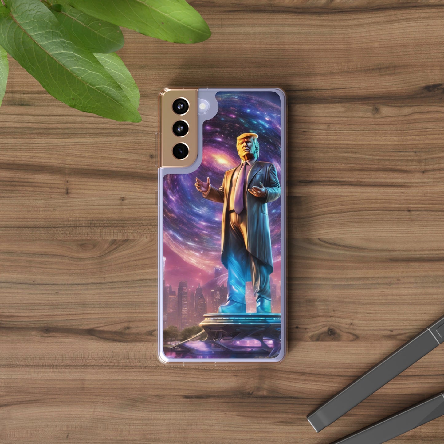 Cool alien style Donald Trump phone case