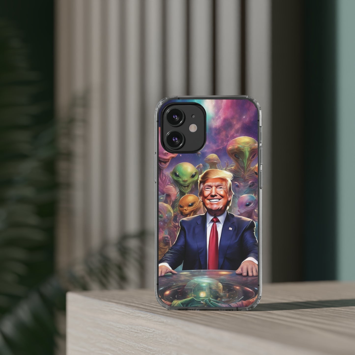 Cool alien Phone case. Trump among the aliens