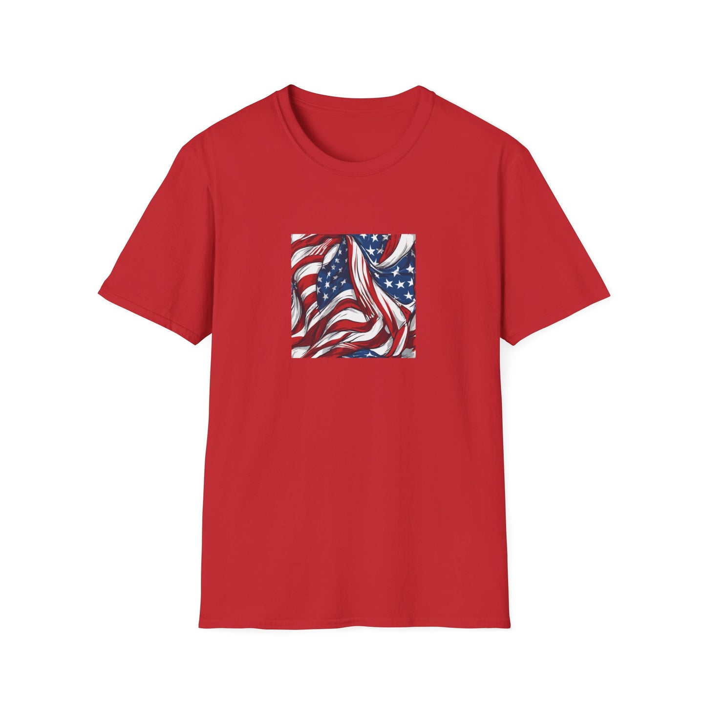 Cool alien American flag T-Shirt