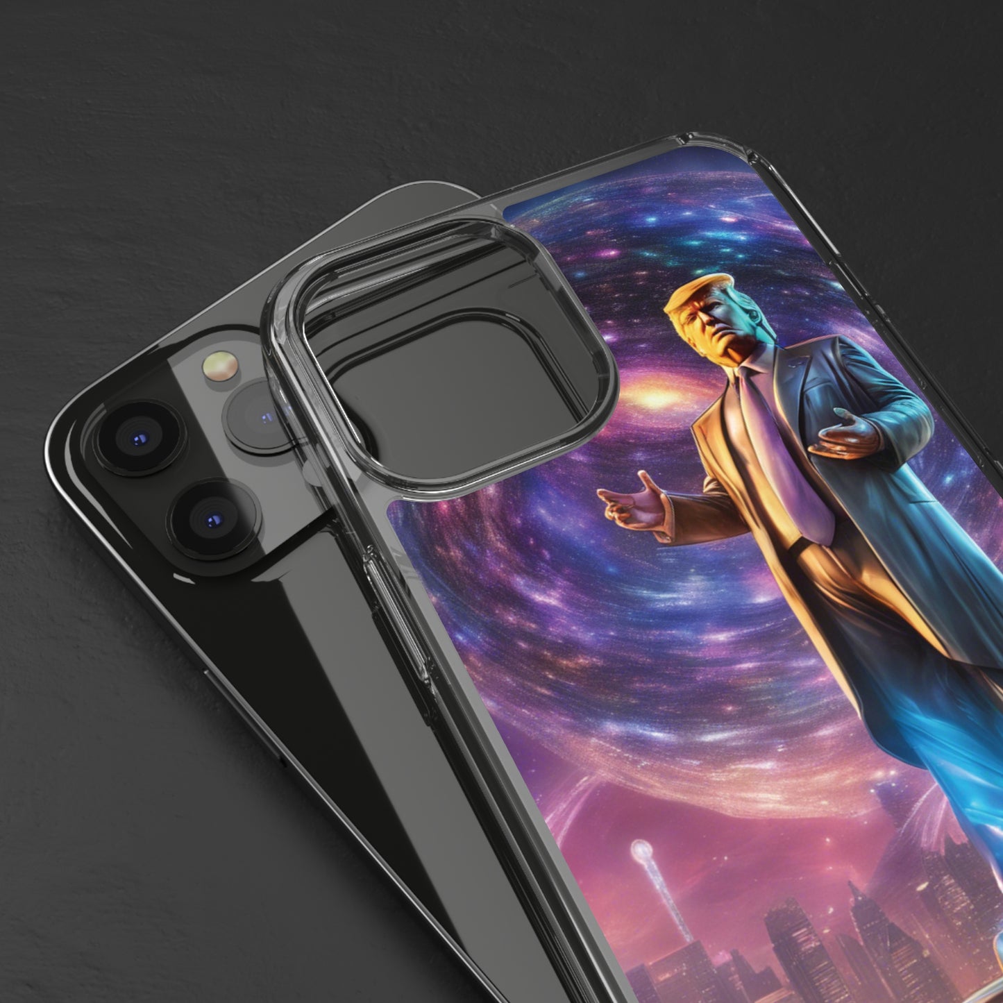 Cool alien style Donald Trump phone case