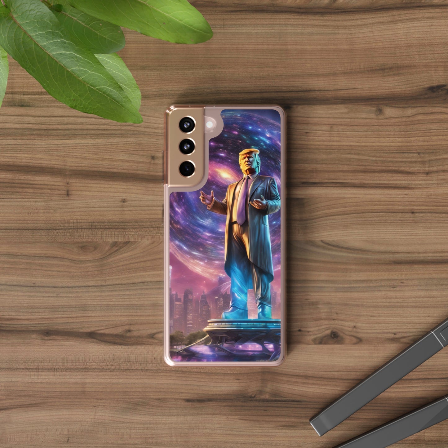 Cool alien style Donald Trump phone case