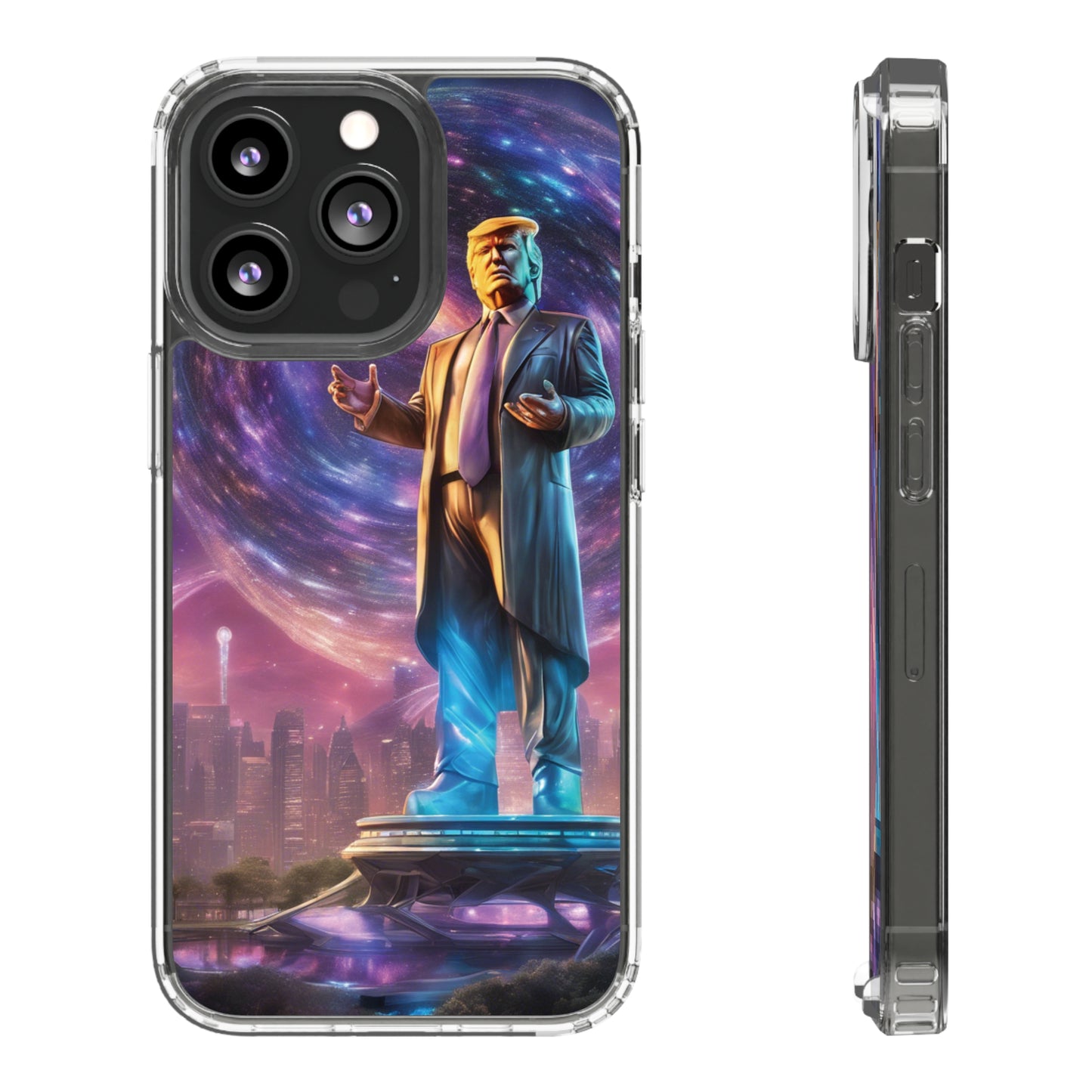 Cool alien style Donald Trump phone case