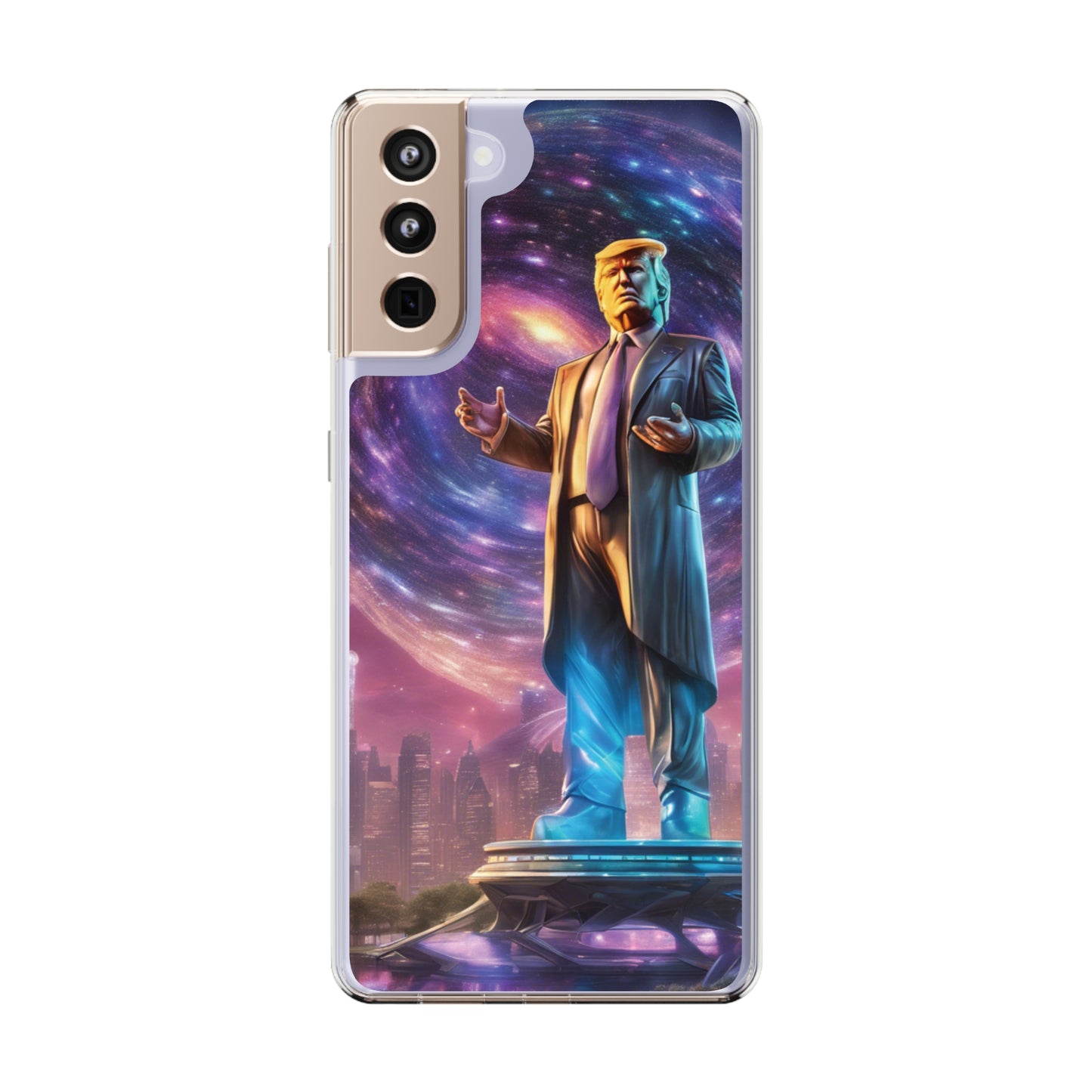 Cool alien style Donald Trump phone case