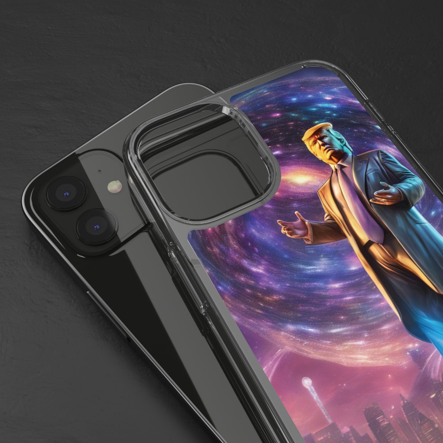 Cool alien style Donald Trump phone case