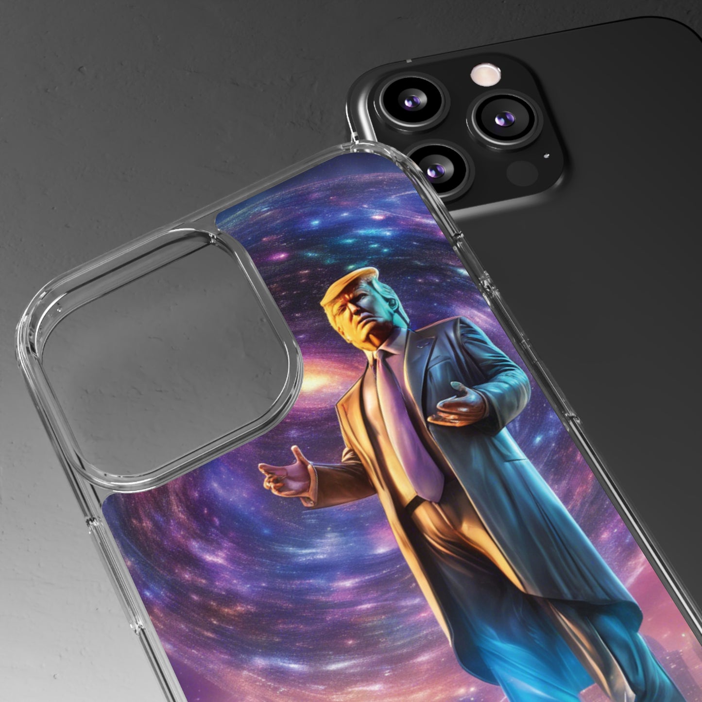 Cool alien style Donald Trump phone case