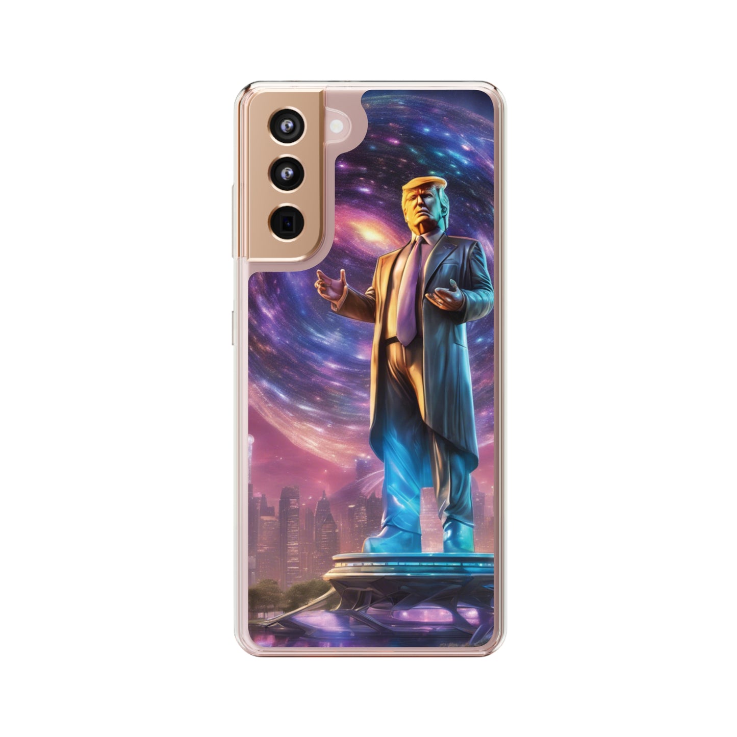 Cool alien style Donald Trump phone case