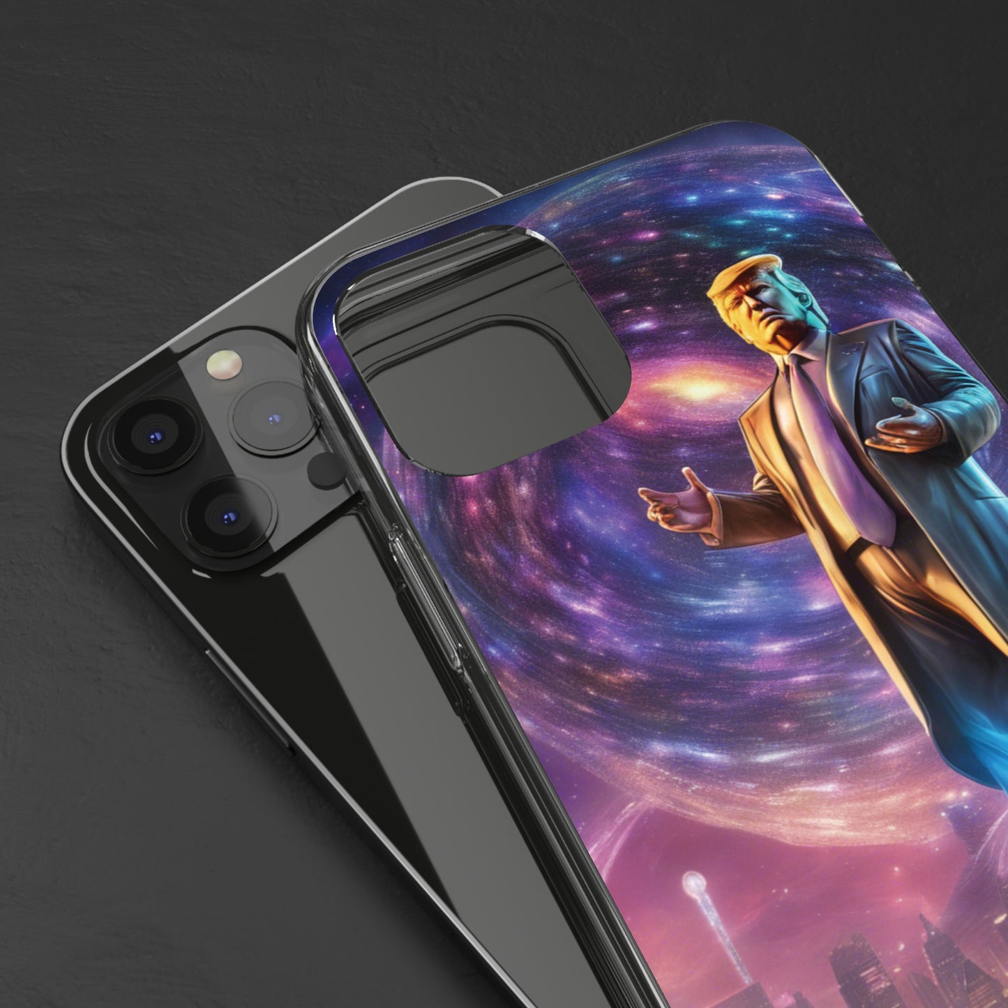 Cool alien style Donald Trump phone case