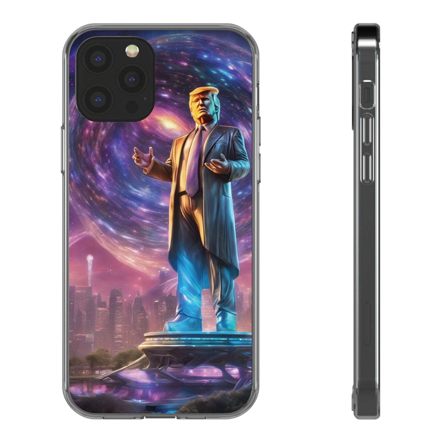 Cool alien style Donald Trump phone case