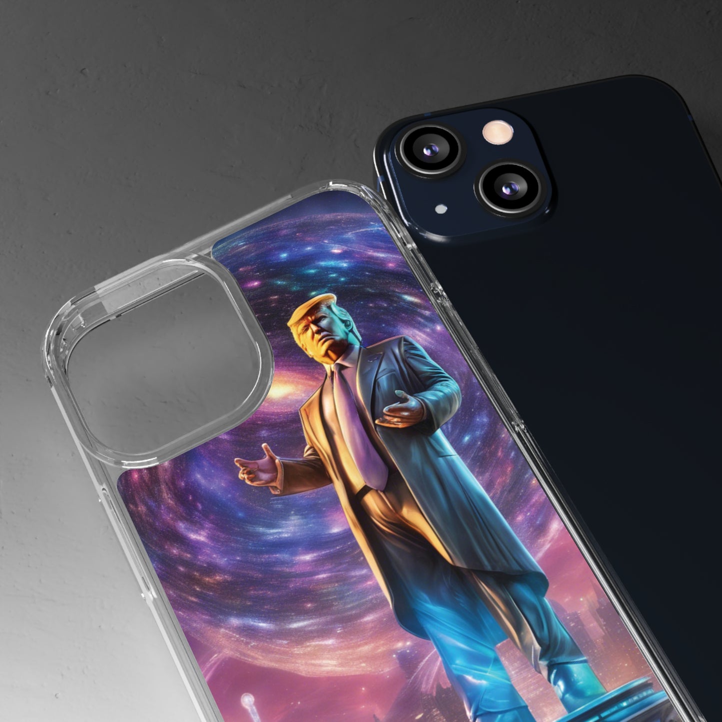 Cool alien style Donald Trump phone case