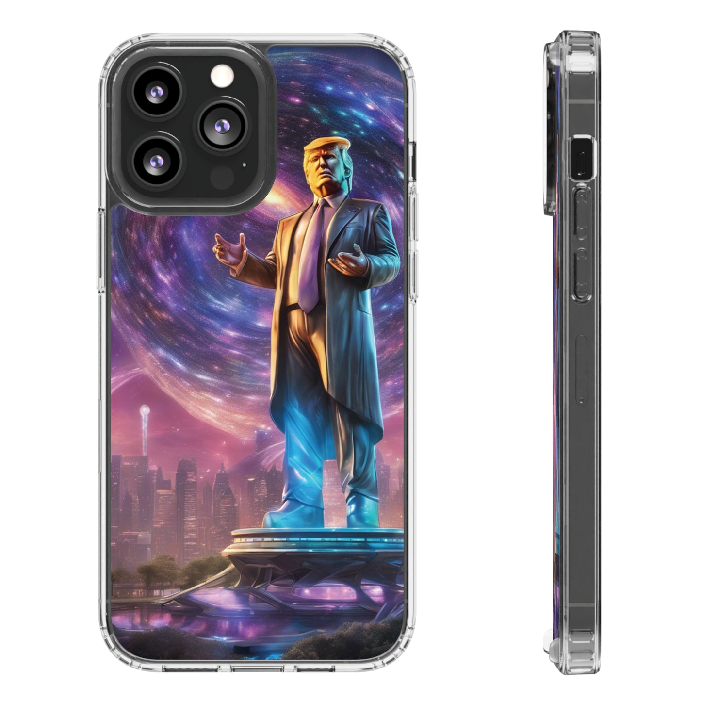 Cool alien style Donald Trump phone case