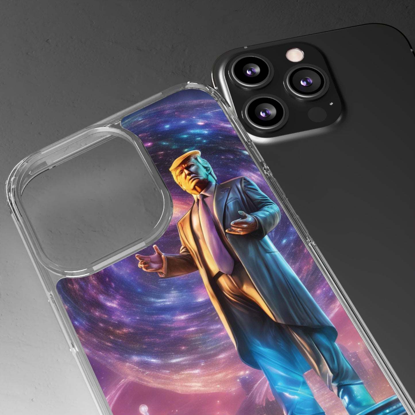 Cool alien style Donald Trump phone case