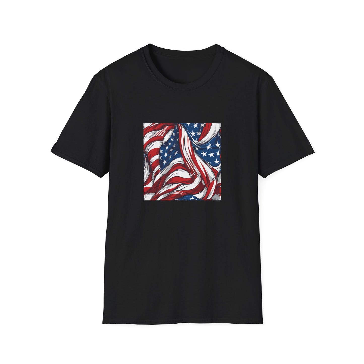 Cool alien American flag T-Shirt