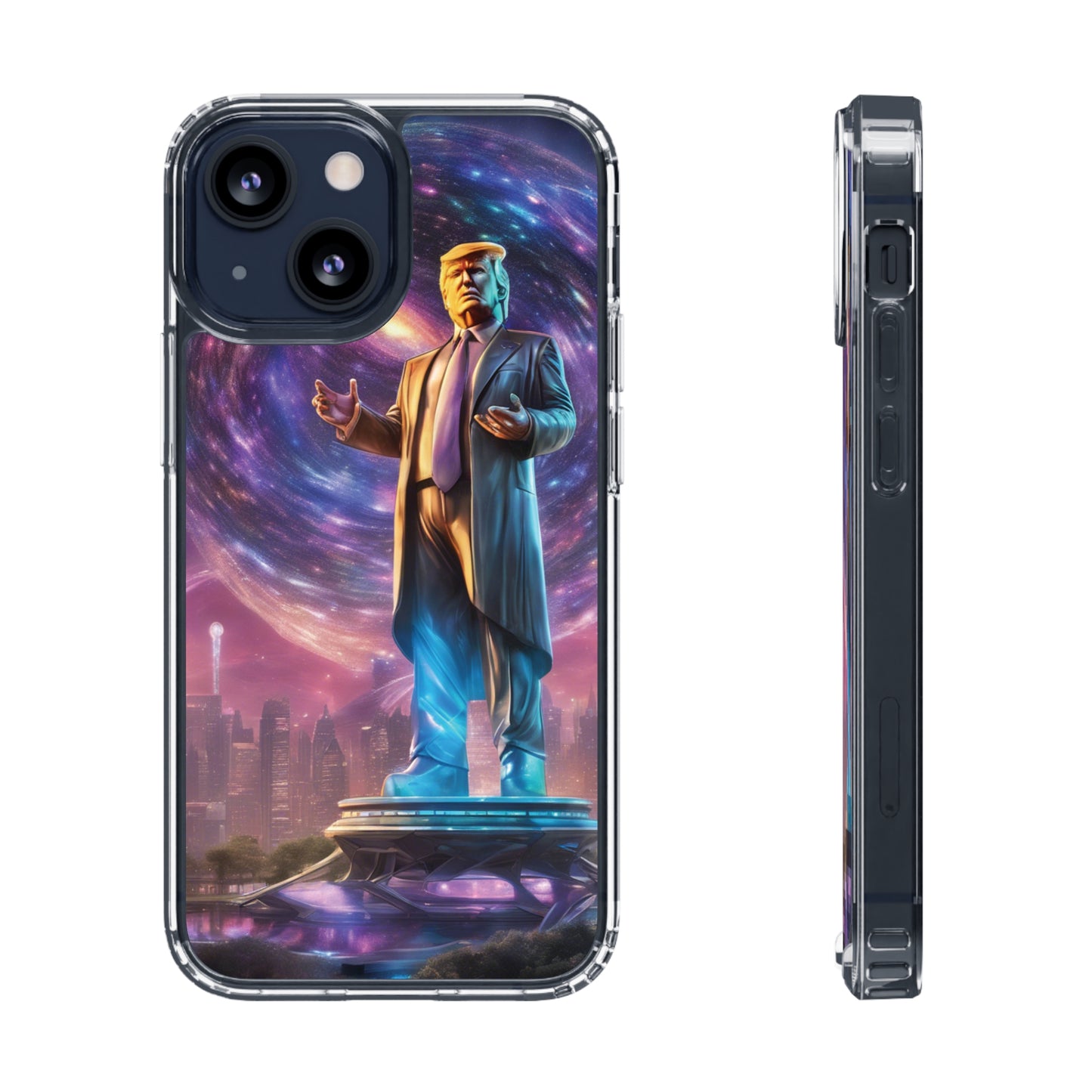 Cool alien style Donald Trump phone case