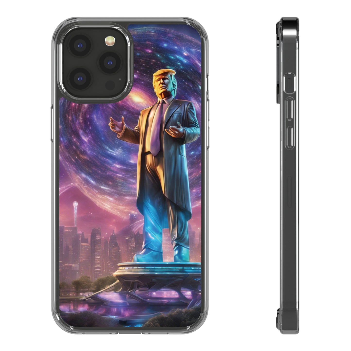 Cool alien style Donald Trump phone case