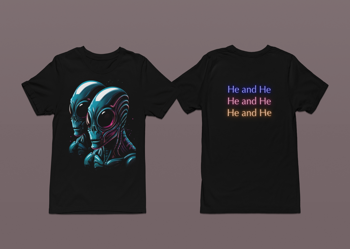 Cool alien Shirts _He and He