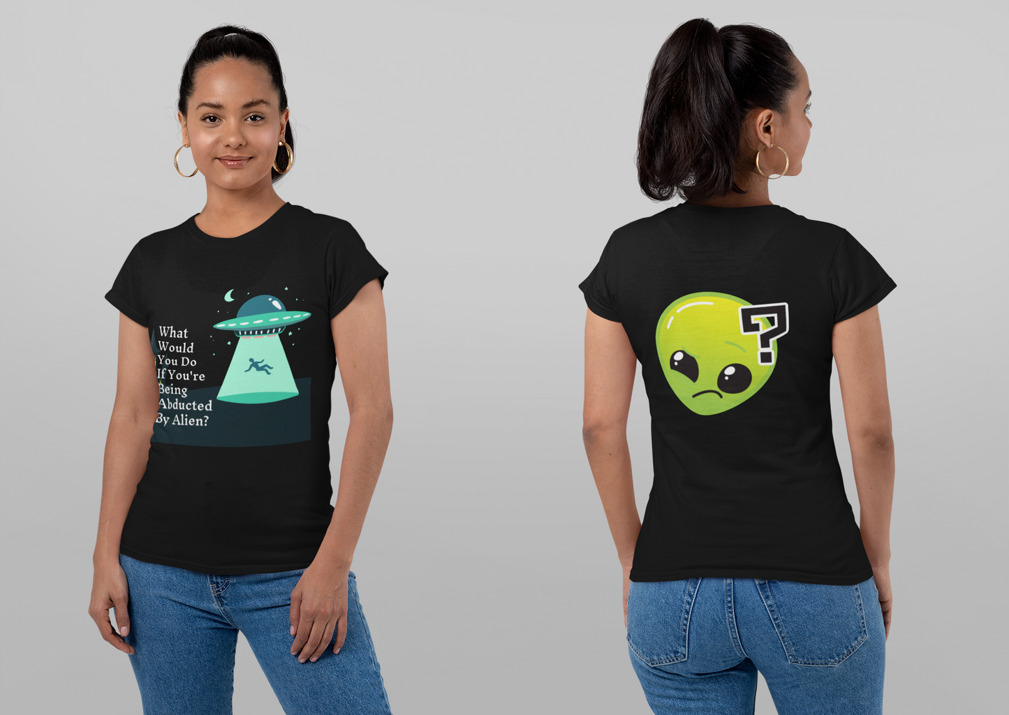 Cool alien Shirts _Abduction by aliens