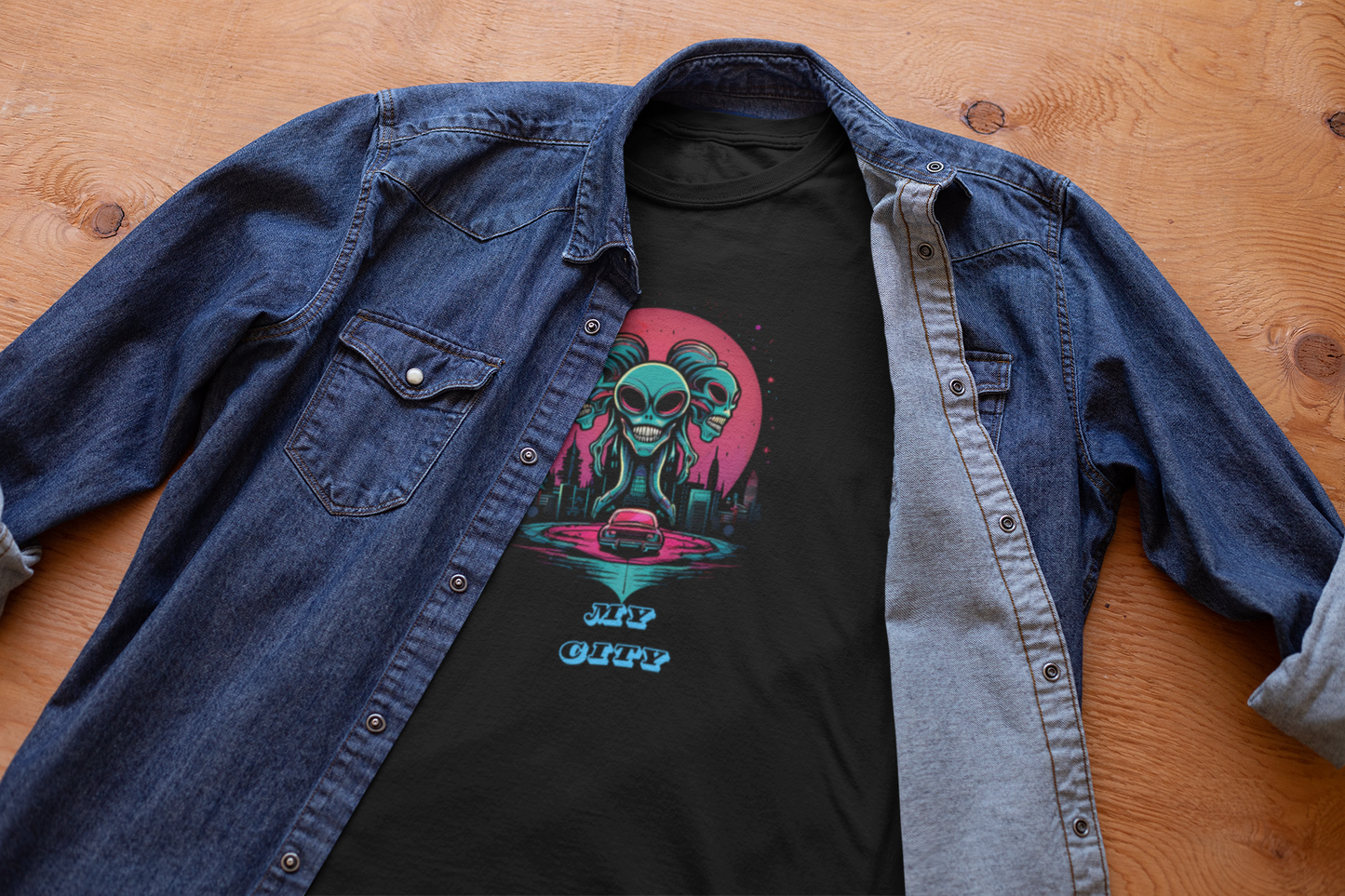 Cool alien Shirts _My City