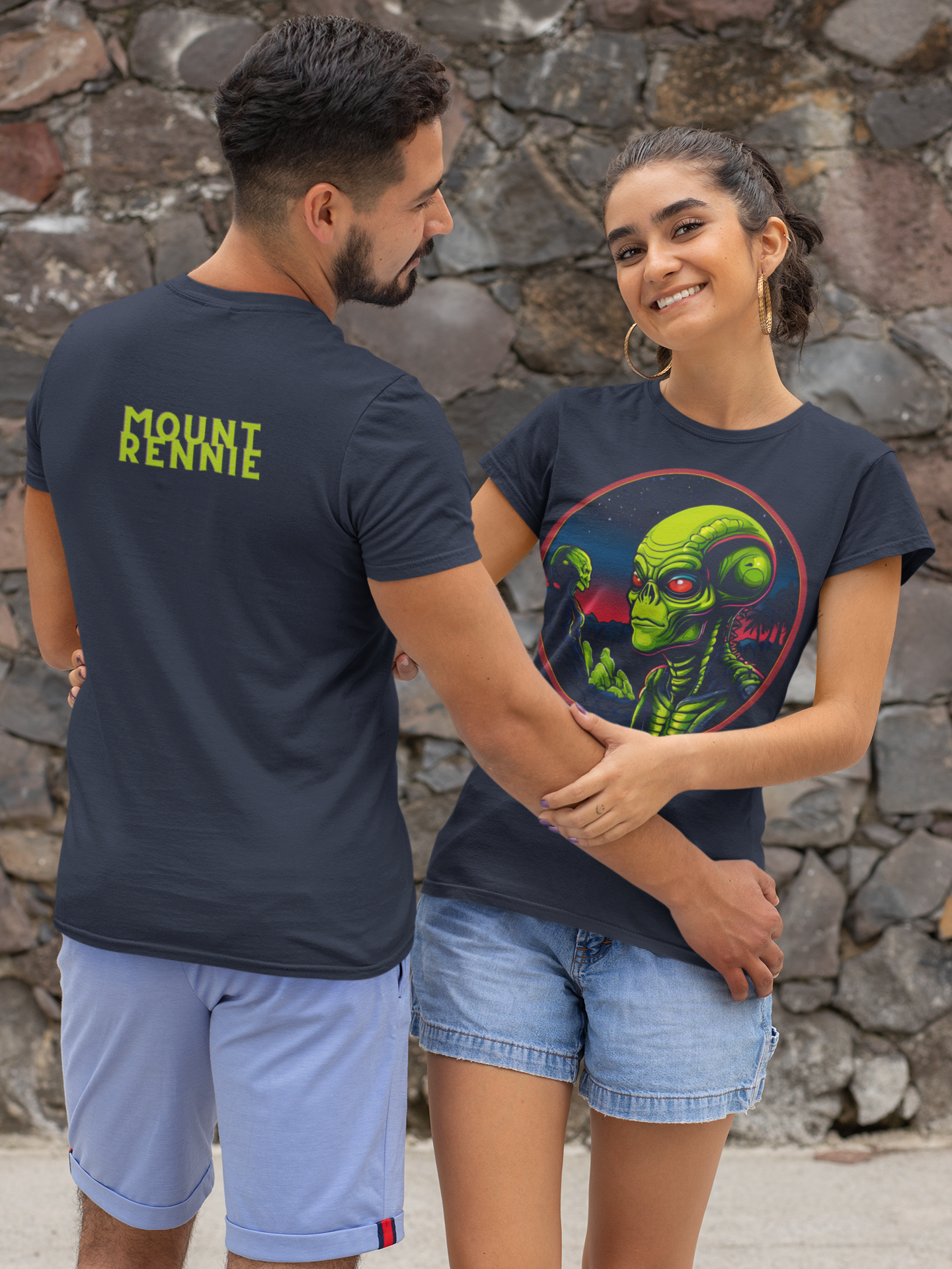 Cool alien Shirts _ Mount Rennie