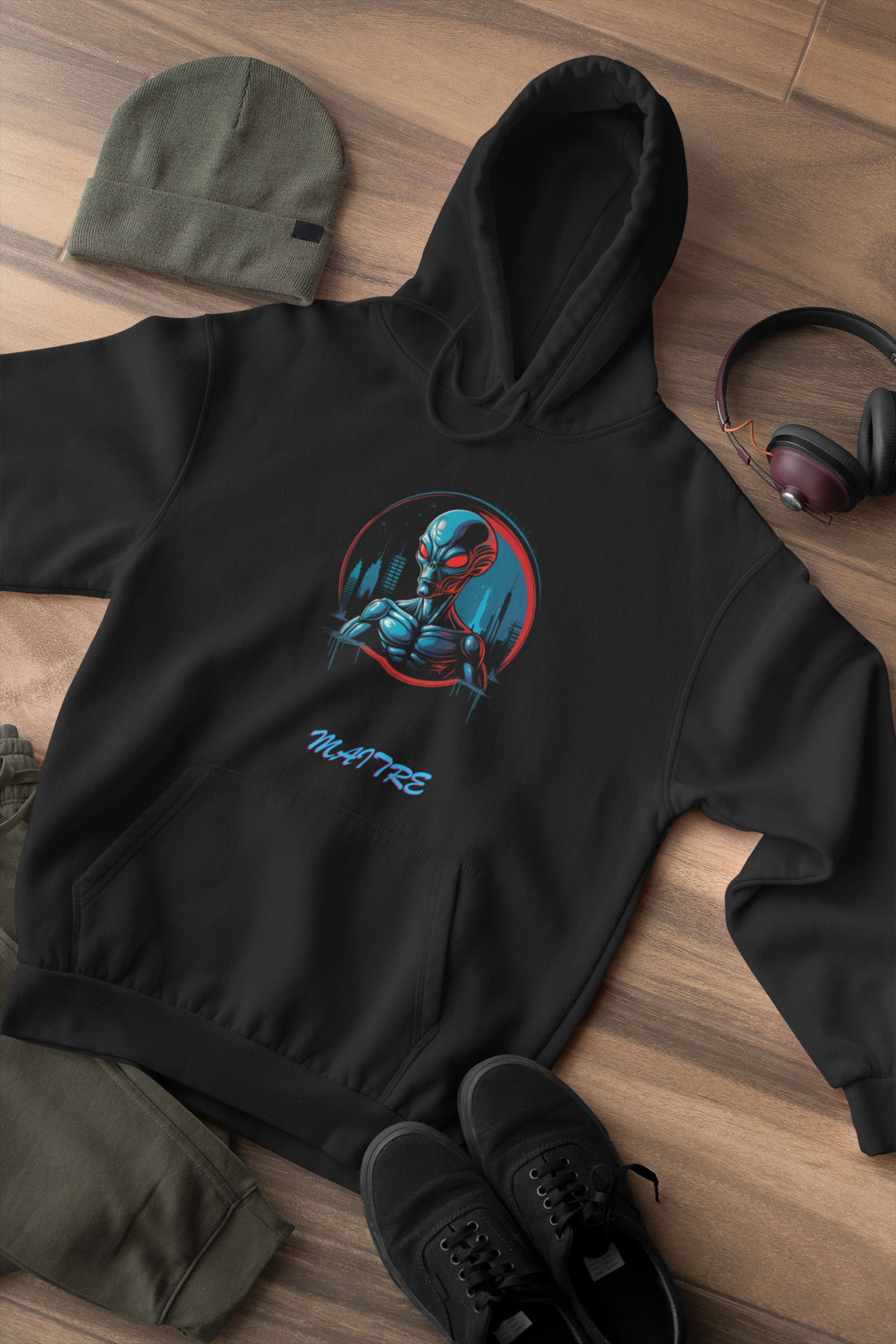 Hoodie sweatshirt_  Maitre