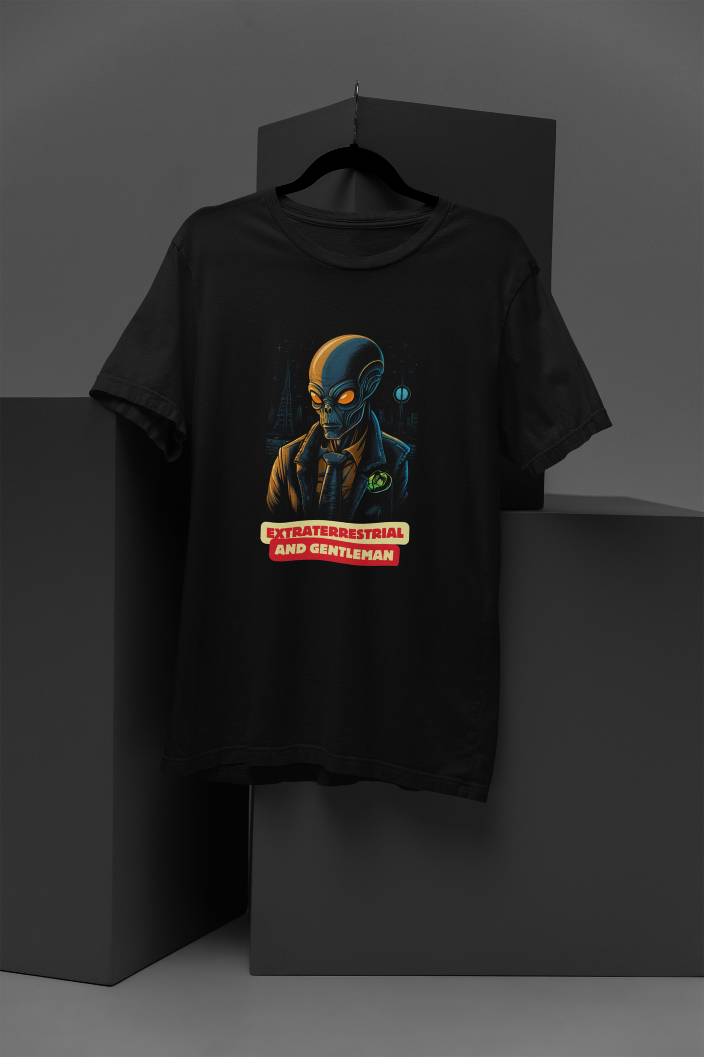 Cool alien Shirts _ Extraterrestrial and Gentleman