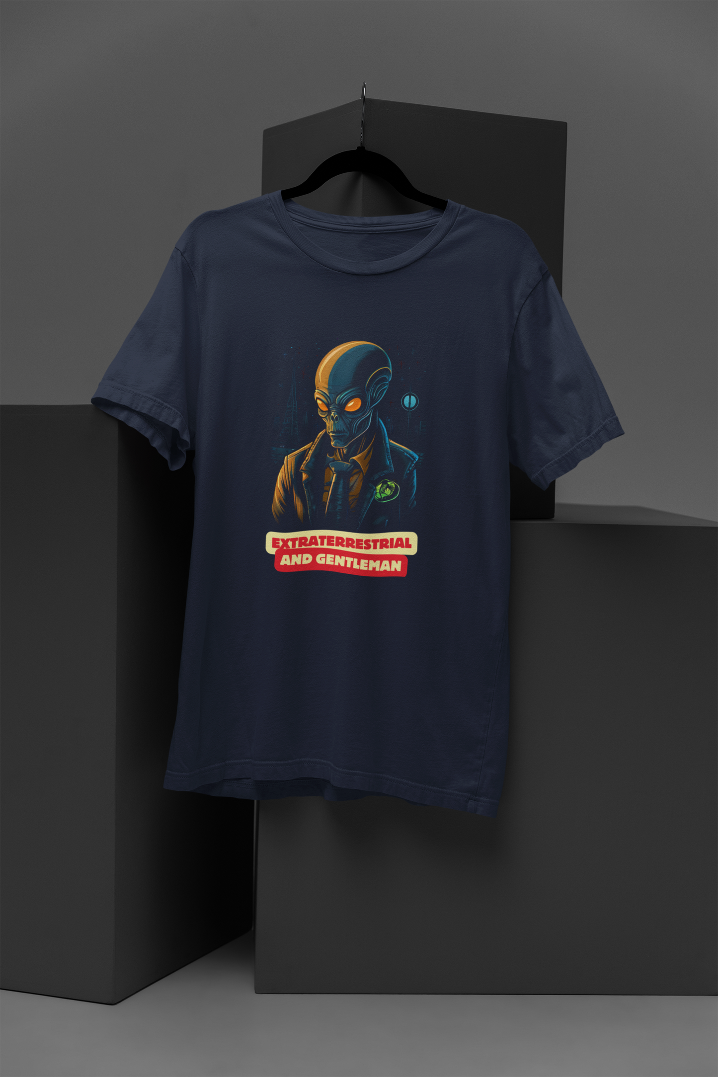 Cool alien Shirts _ Extraterrestrial and Gentleman