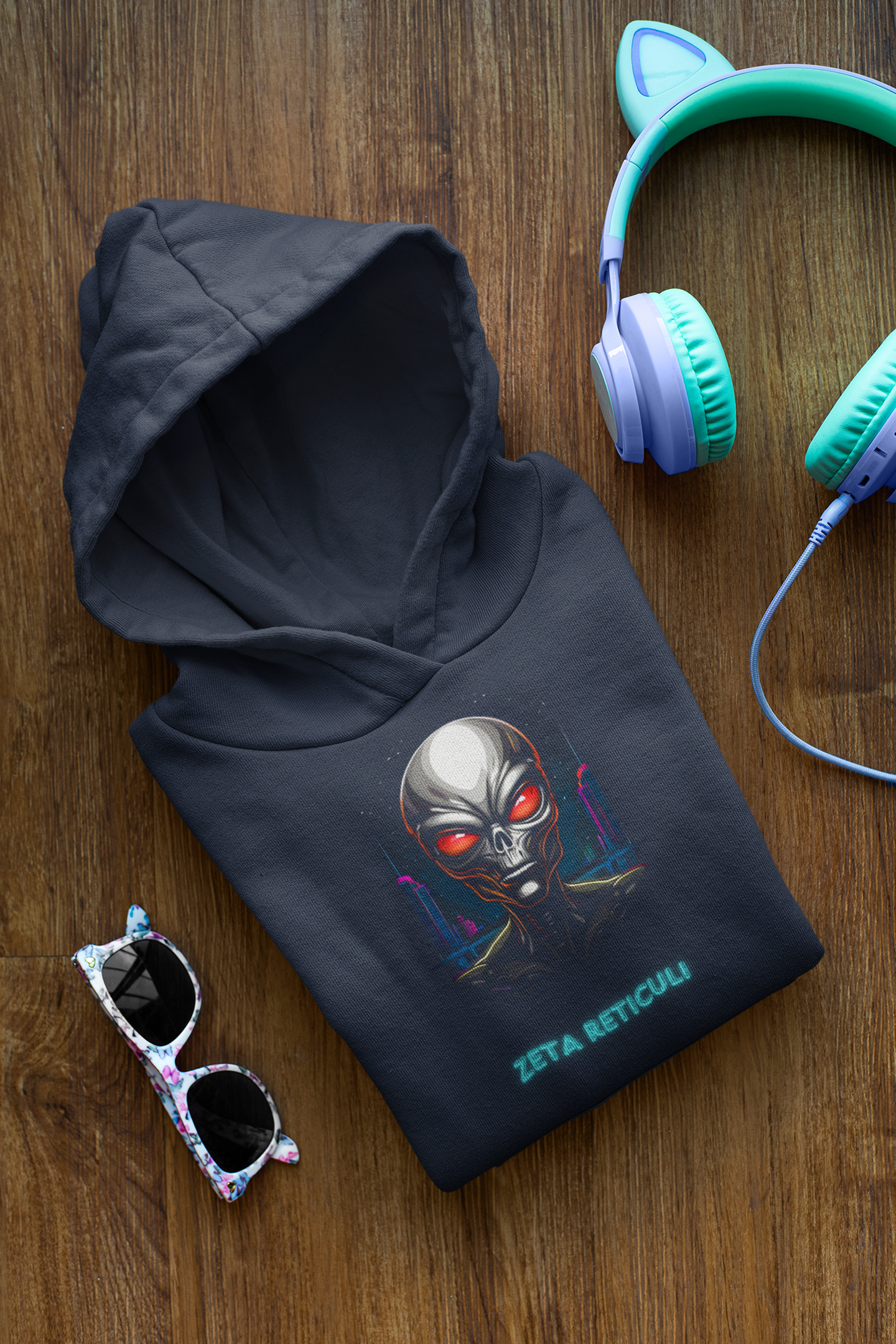 Hoodie sweatshirt_ Zeta Reticuli