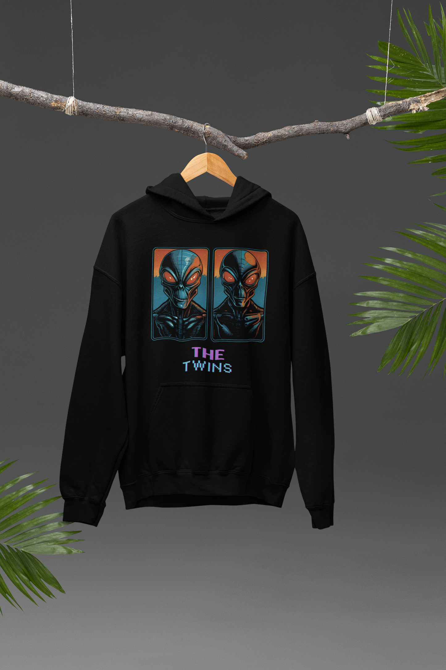 Hoodie sweatshirt_  Τhe twins