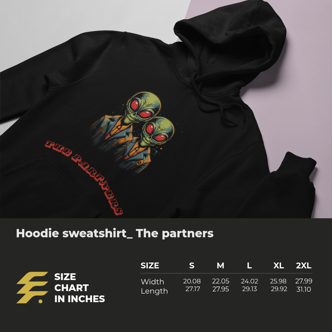 Hoodie sweatshirt_ The partners