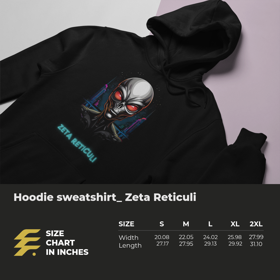 Hoodie sweatshirt_ Zeta Reticuli