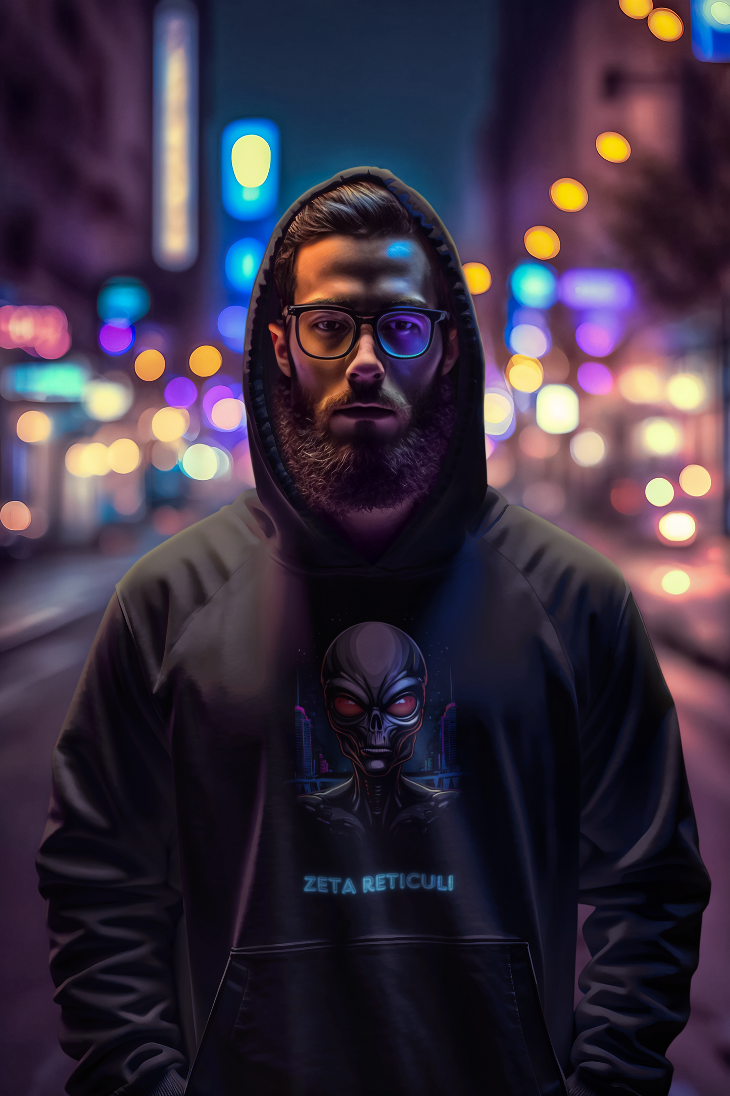 Hoodie sweatshirt_ Zeta Reticuli