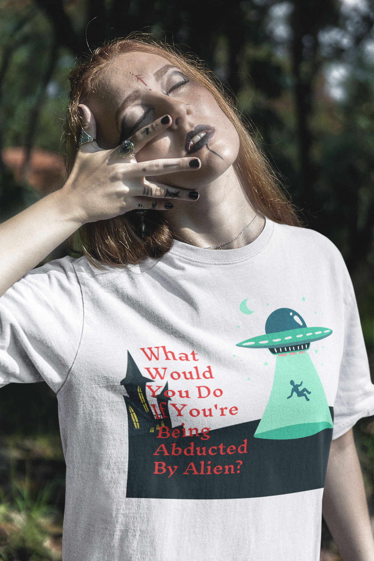 Cool alien Shirts _Abduction by aliens